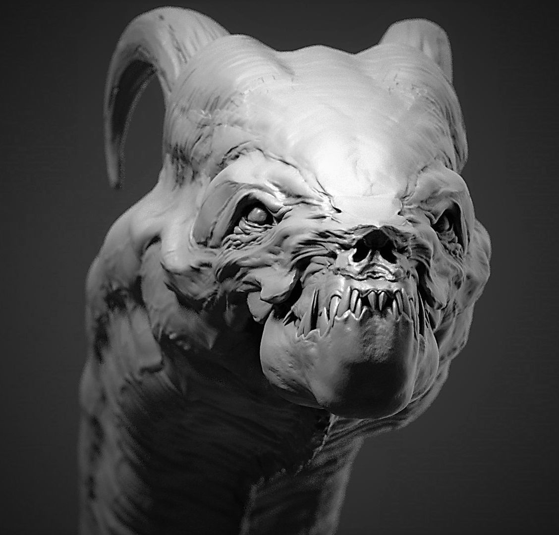 CRAWLERS - 33 Creeping Beasts Curve Brush and OBJs 3D model_29