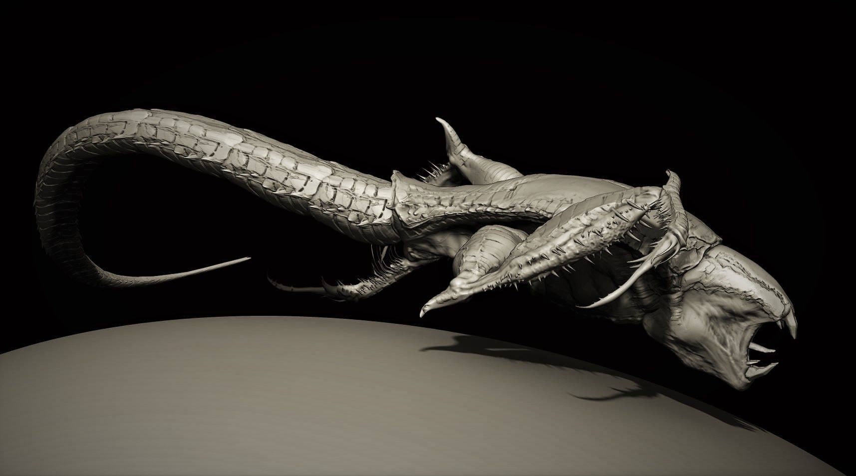 CRAWLERS - 33 Creeping Beasts Curve Brush and OBJs 3D model_50