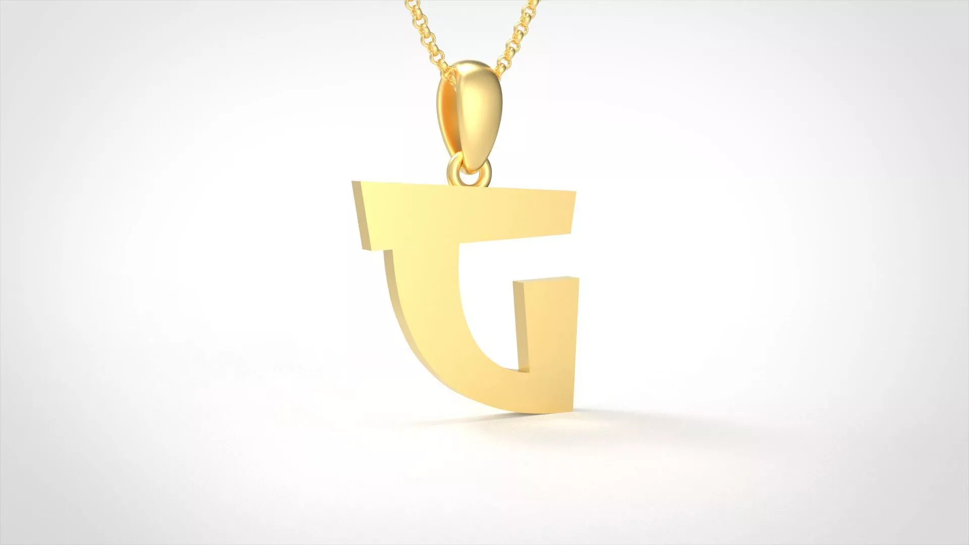 Model 661 G Saiko Initial Japon Letter 3D print model