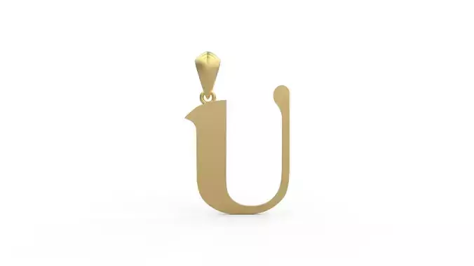 Initial Letters Pendant Amboqia Boriango U