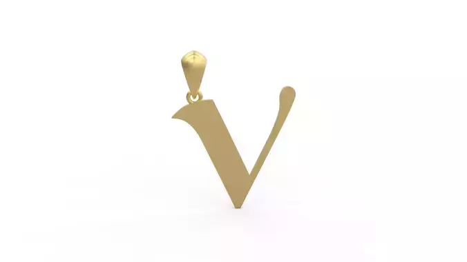 Initial Letters Pendant Amboqia Boriango V
