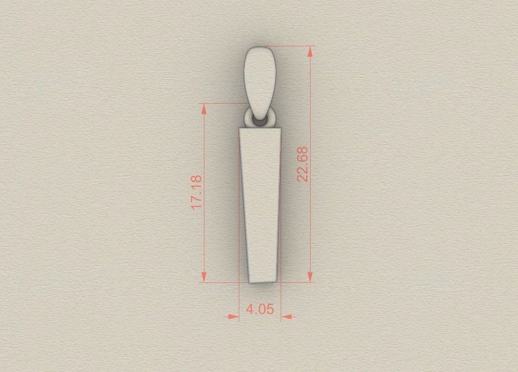 Model 663 I Saiko Initial Japon Letter 3D print model_6