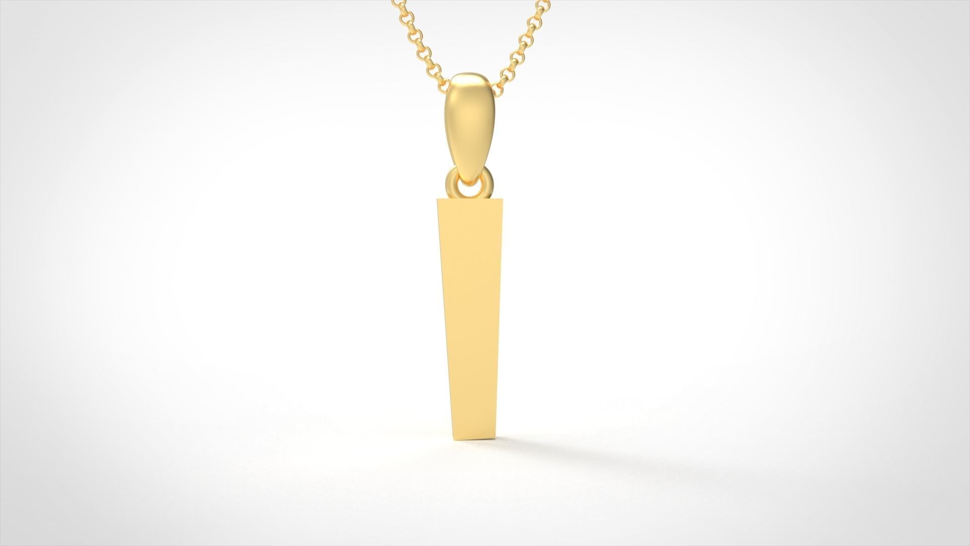 Model 663 I Saiko Initial Japon Letter 3D print model_1