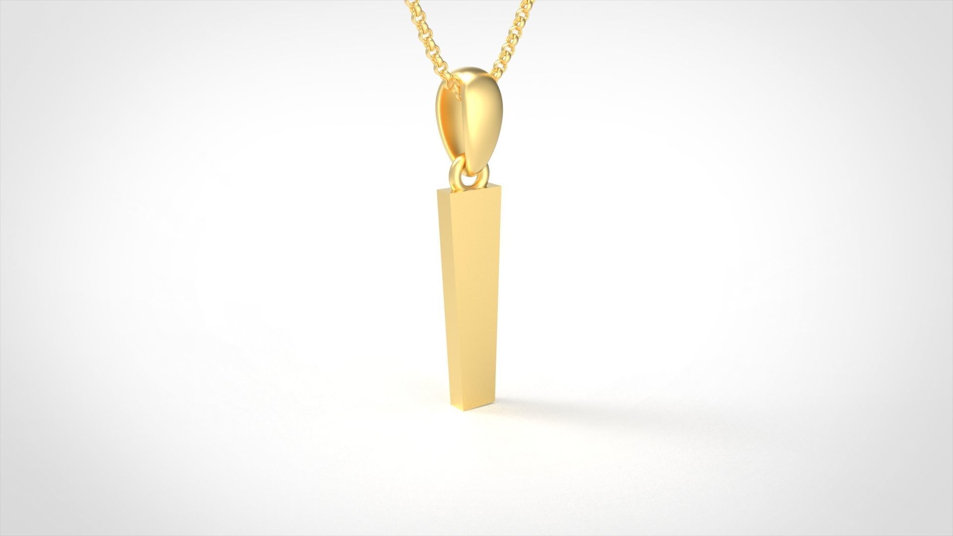 Model 663 I Saiko Initial Japon Letter 3D print model_3