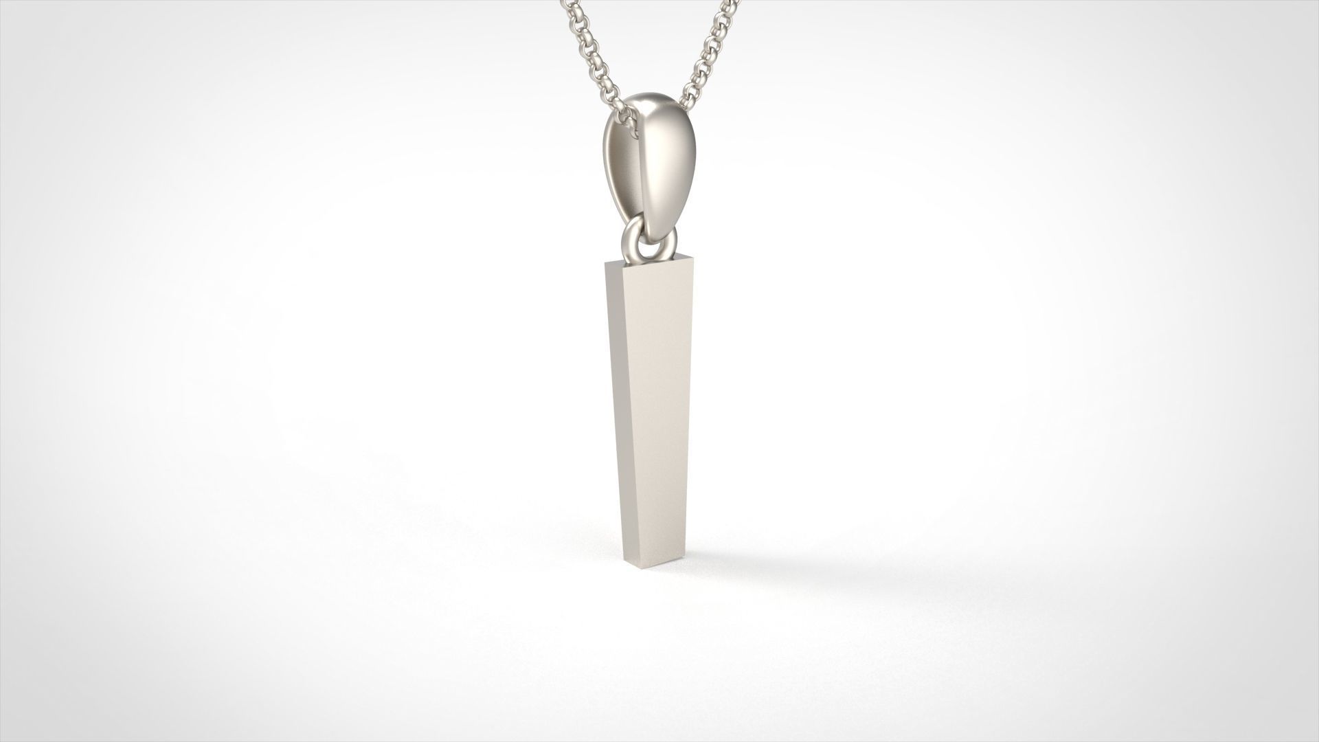 Model 663 I Saiko Initial Japon Letter 3D print model_4