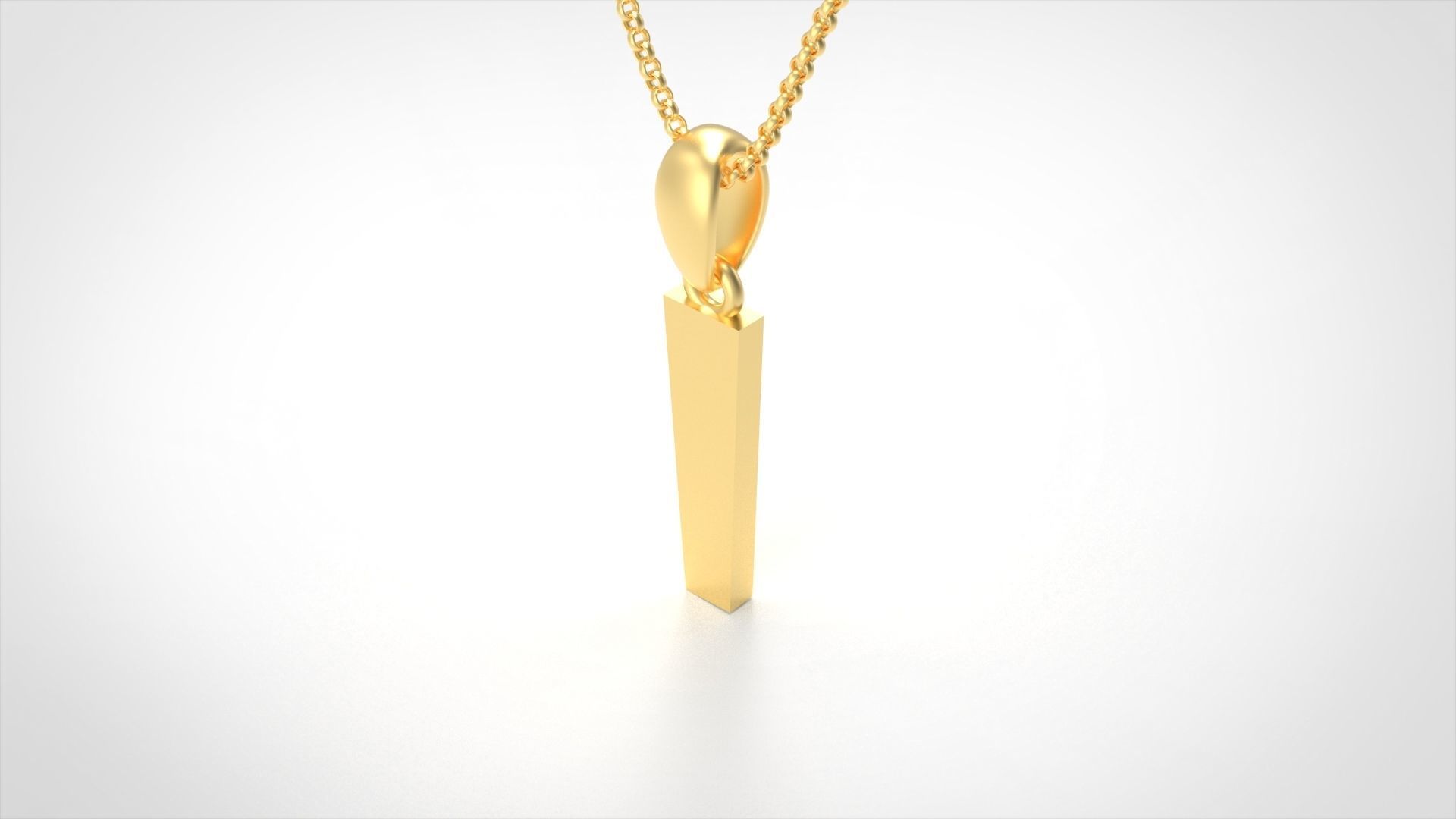 Model 663 I Saiko Initial Japon Letter 3D print model_2