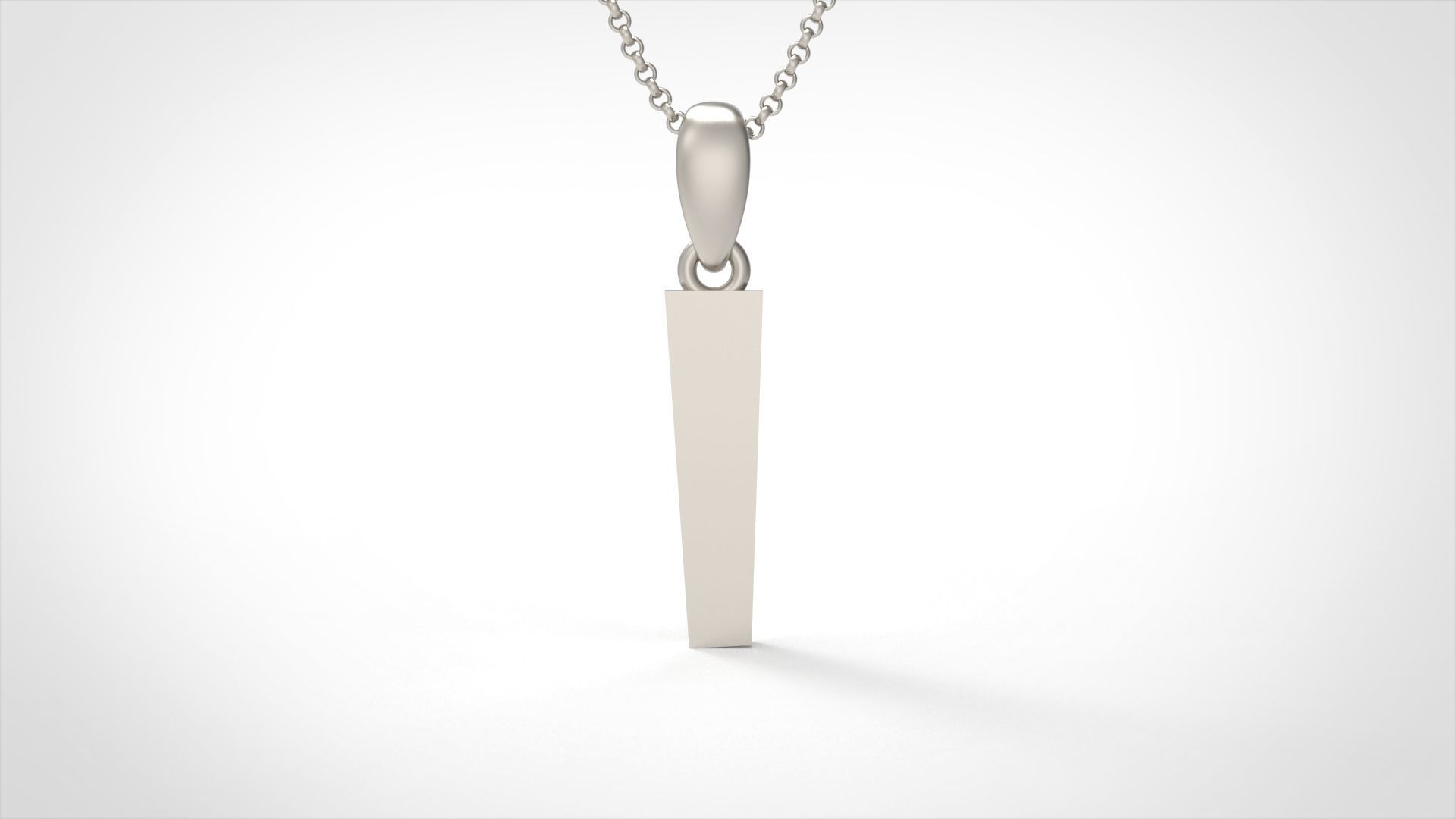 Model 663 I Saiko Initial Japon Letter 3D print model_5