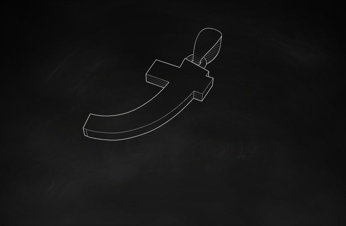 Model 664 J Saiko Initial Japon Letter 3D print model_10