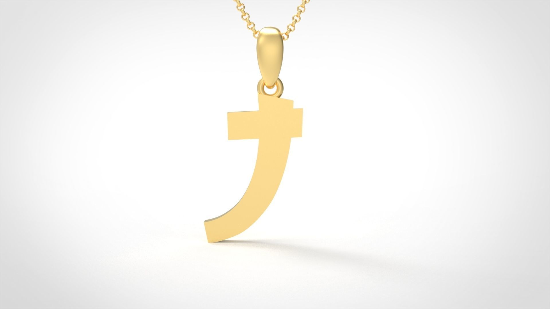 Model 664 J Saiko Initial Japon Letter 3D print model_1