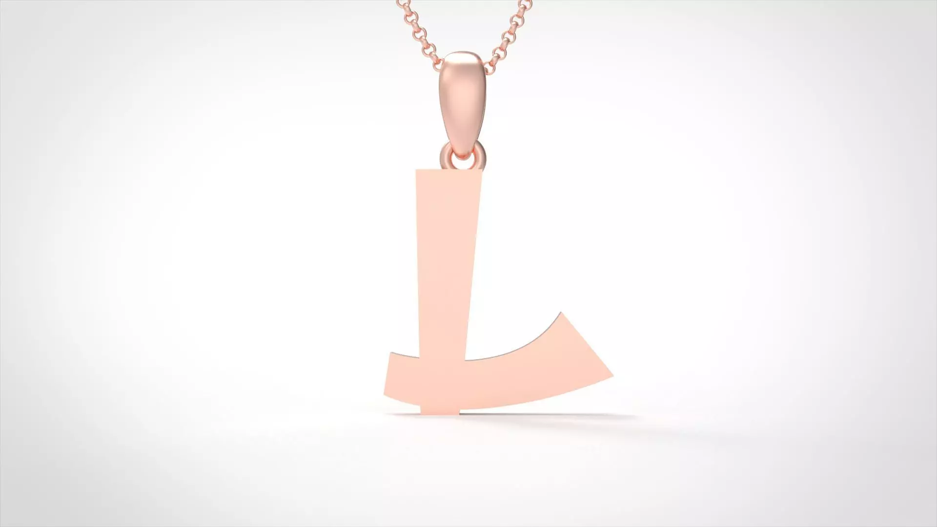 Model 666 L Saiko Initial Japon Letter 3D print model_0