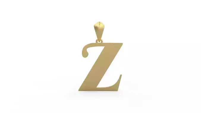 Initial Letters Pendant Amboqia Boriango Z