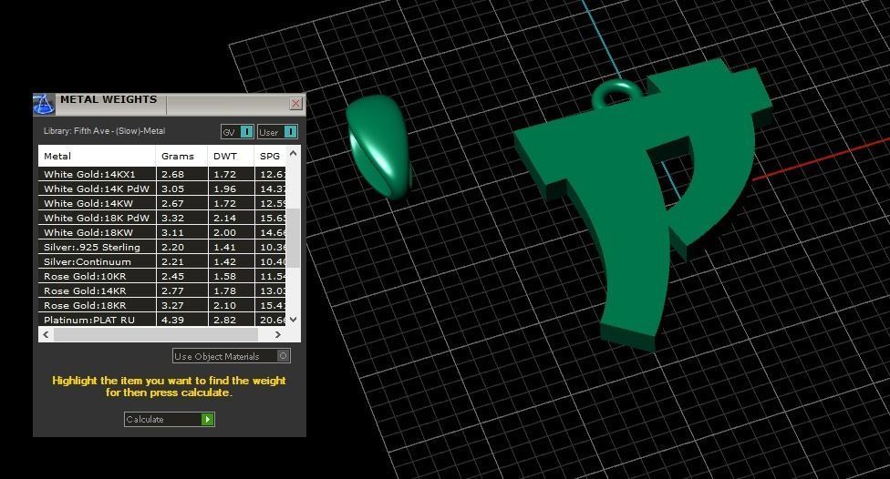 Model 670 P Saiko Initial Japon Letter 3D print model_12