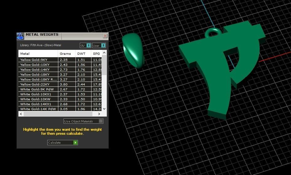 Model 670 P Saiko Initial Japon Letter 3D print model_11