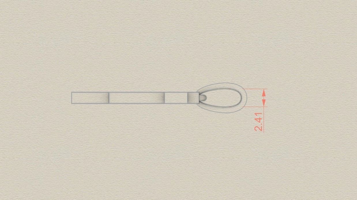 Model 670 P Saiko Initial Japon Letter 3D print model_8