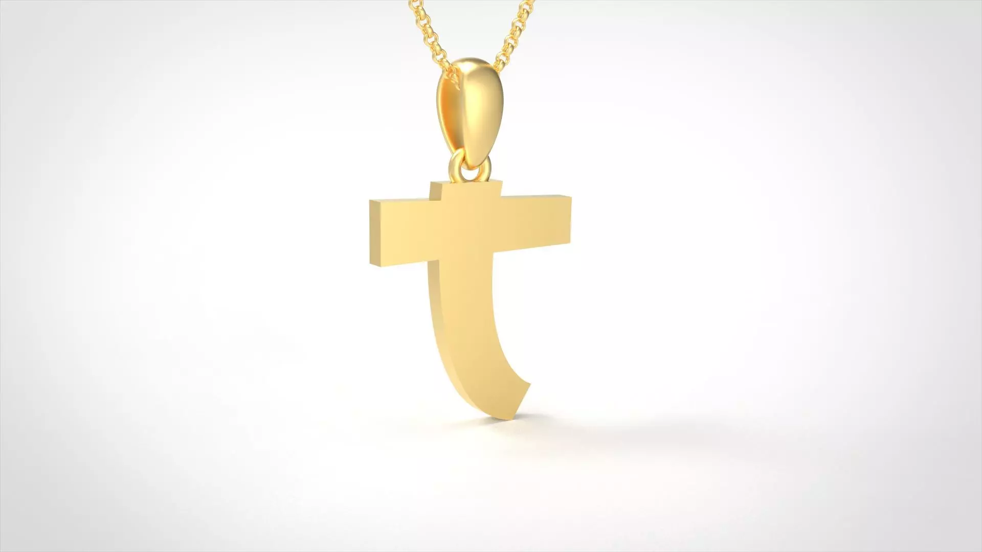 Model 673 T Saiko Initial Japon Letter 3D print model_0