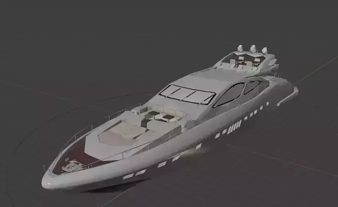 Yacht luxury 3D model