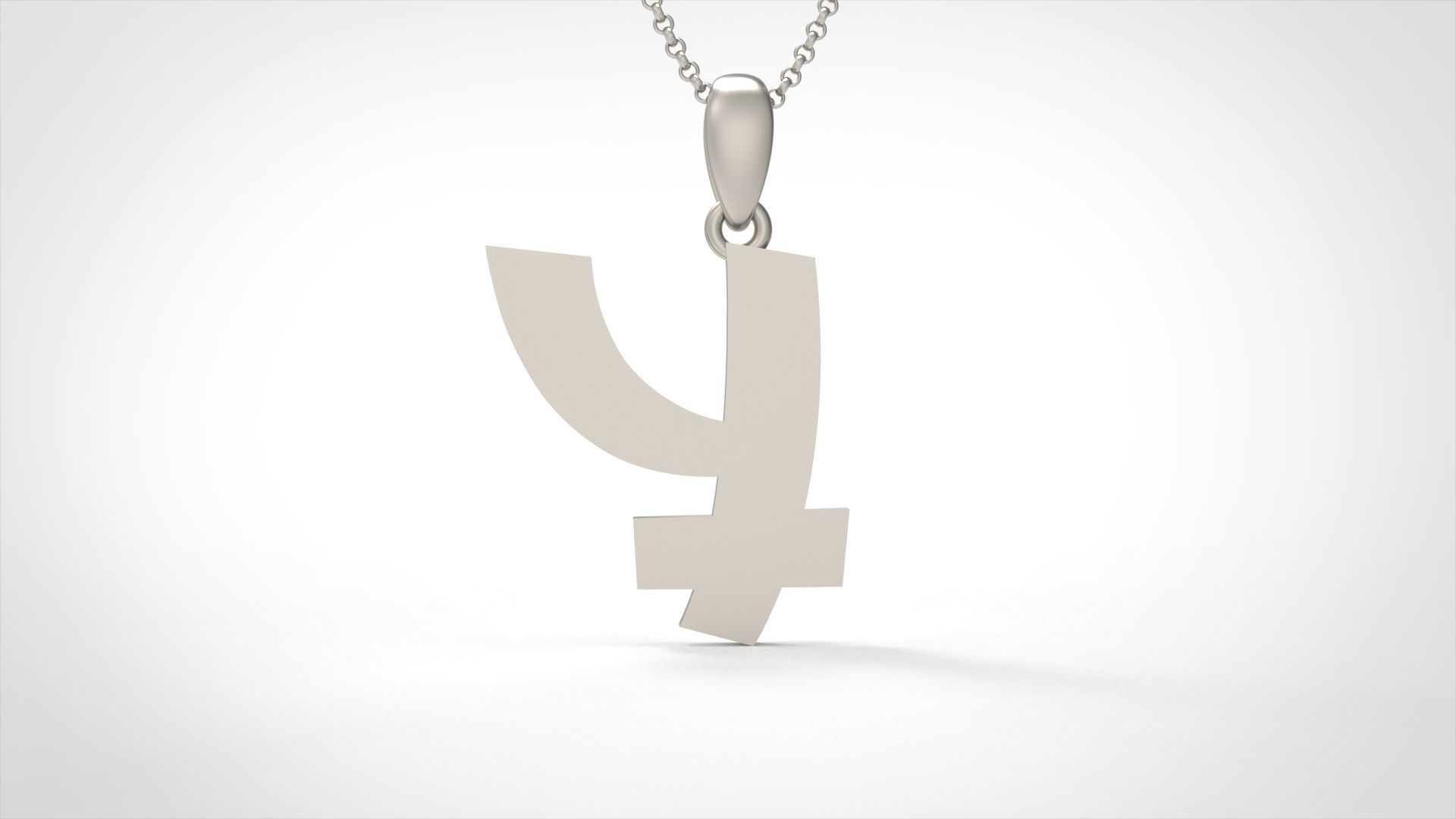 Model 676 Y Saiko Initial Japon Letter 3D print model_5