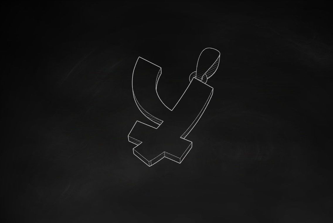 Model 676 Y Saiko Initial Japon Letter 3D print model_10