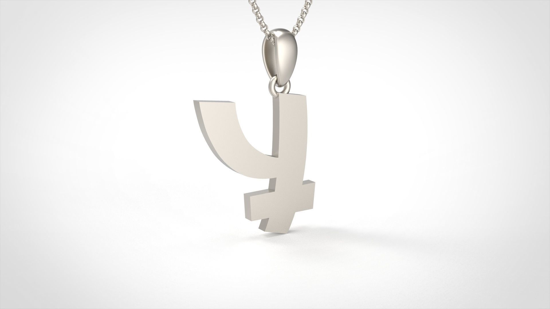 Model 676 Y Saiko Initial Japon Letter 3D print model_4