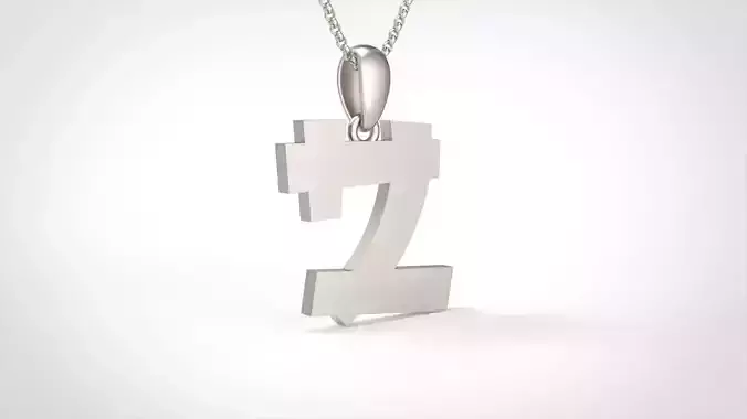 Model 677 Z Saiko Initial Japon Letter 3D print model