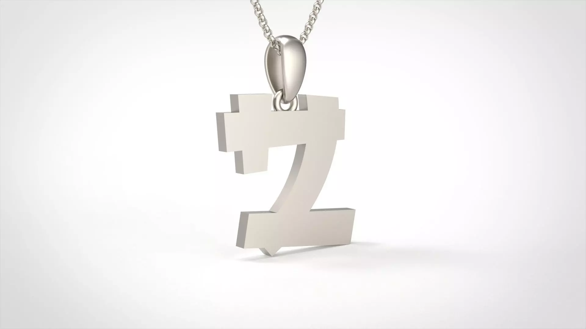 Model 677 Z Saiko Initial Japon Letter 3D print model