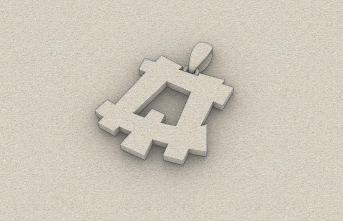 Model 678 Q Saiko Initial Japon Letter 3D print model_8