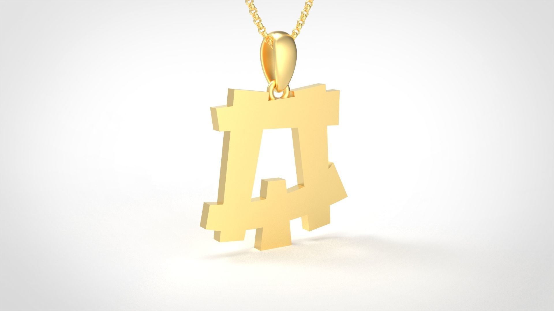 Model 678 Q Saiko Initial Japon Letter 3D print model_3