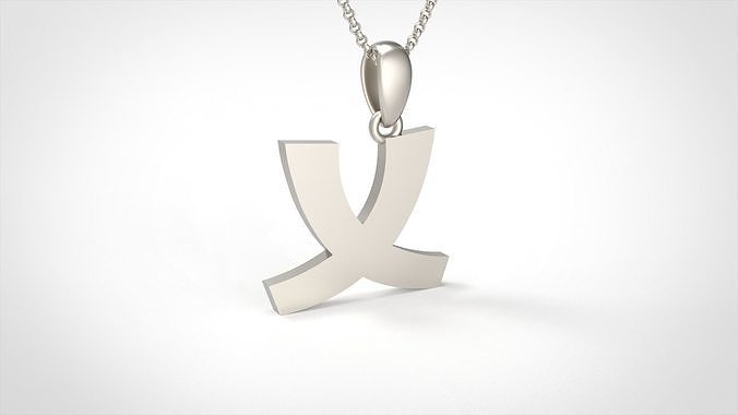 Model 680 X Saiko Initial Japon Letter 3D print model