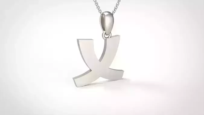 Model 680 X Saiko Initial Japon Letter 3D print model