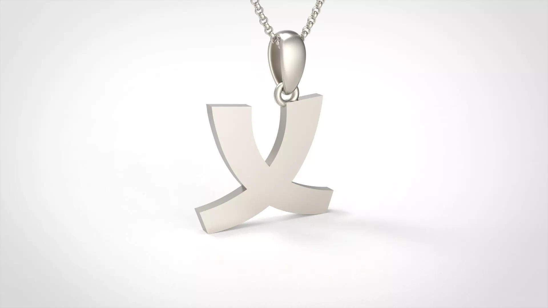 Model 680 X Saiko Initial Japon Letter 3D print model