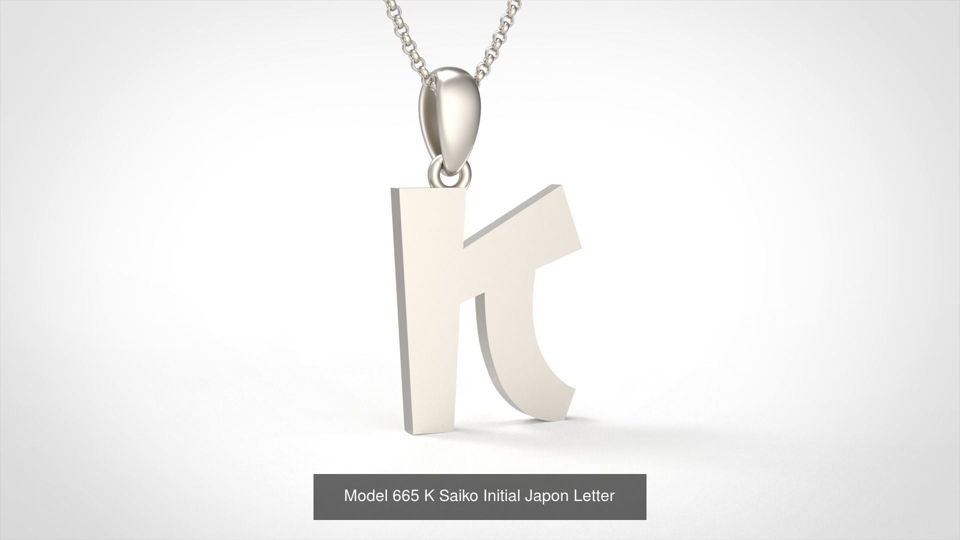 All Saiko Initial Japon Letter 3D Model Collection_13