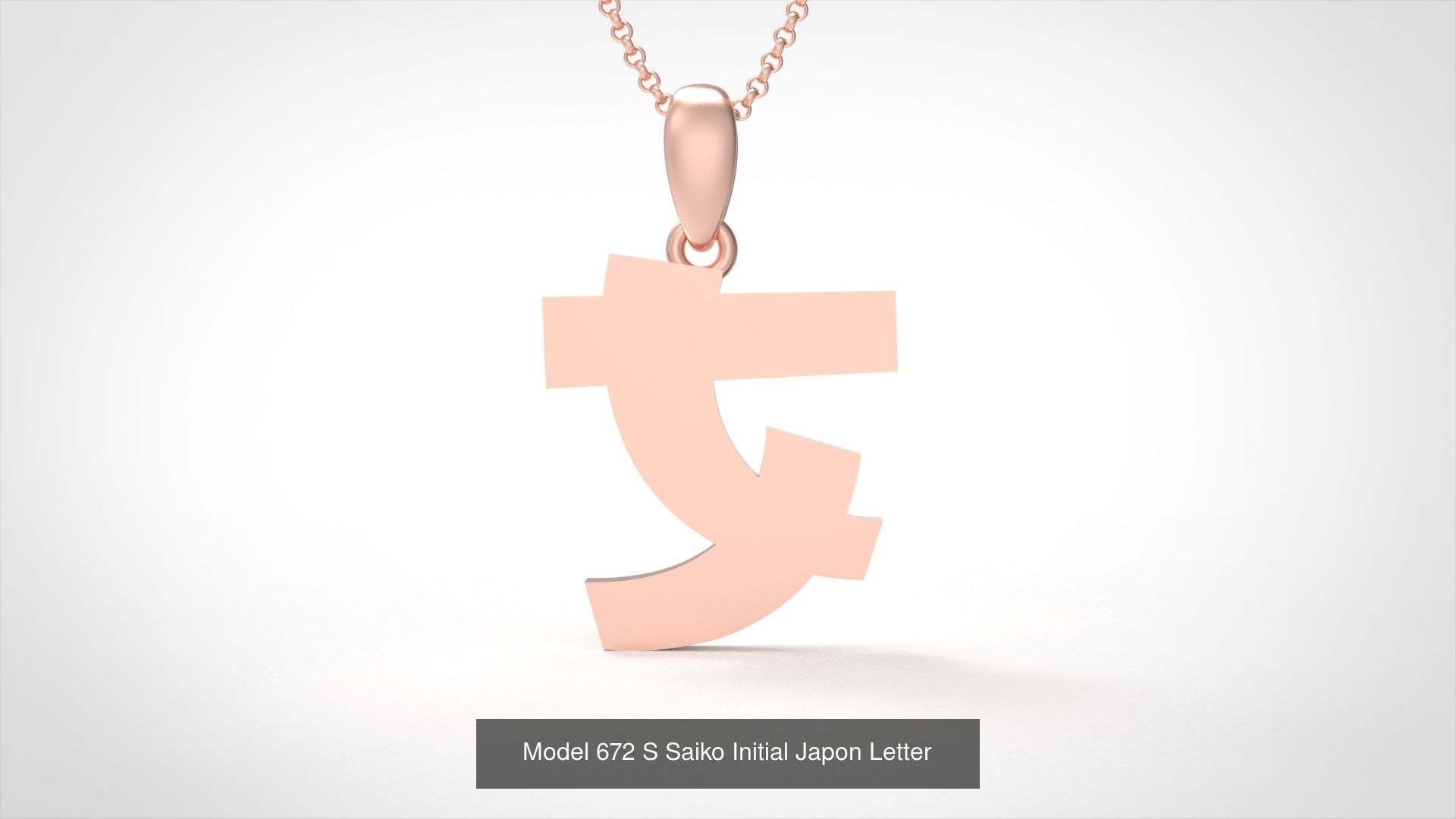All Saiko Initial Japon Letter 3D Model Collection_20