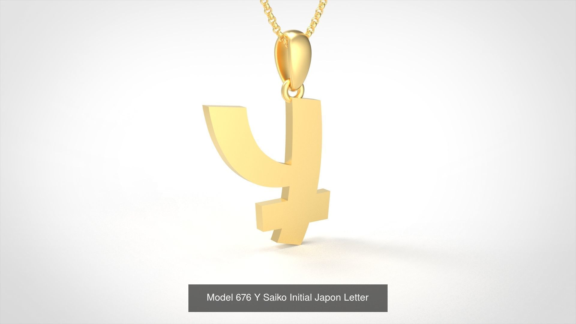 All Saiko Initial Japon Letter 3D Model Collection_24