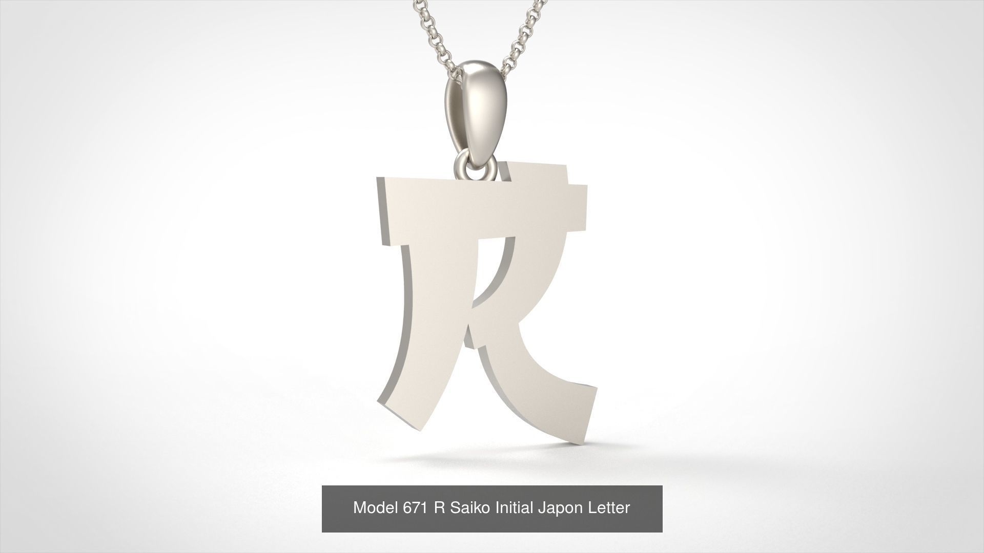 All Saiko Initial Japon Letter 3D Model Collection_19