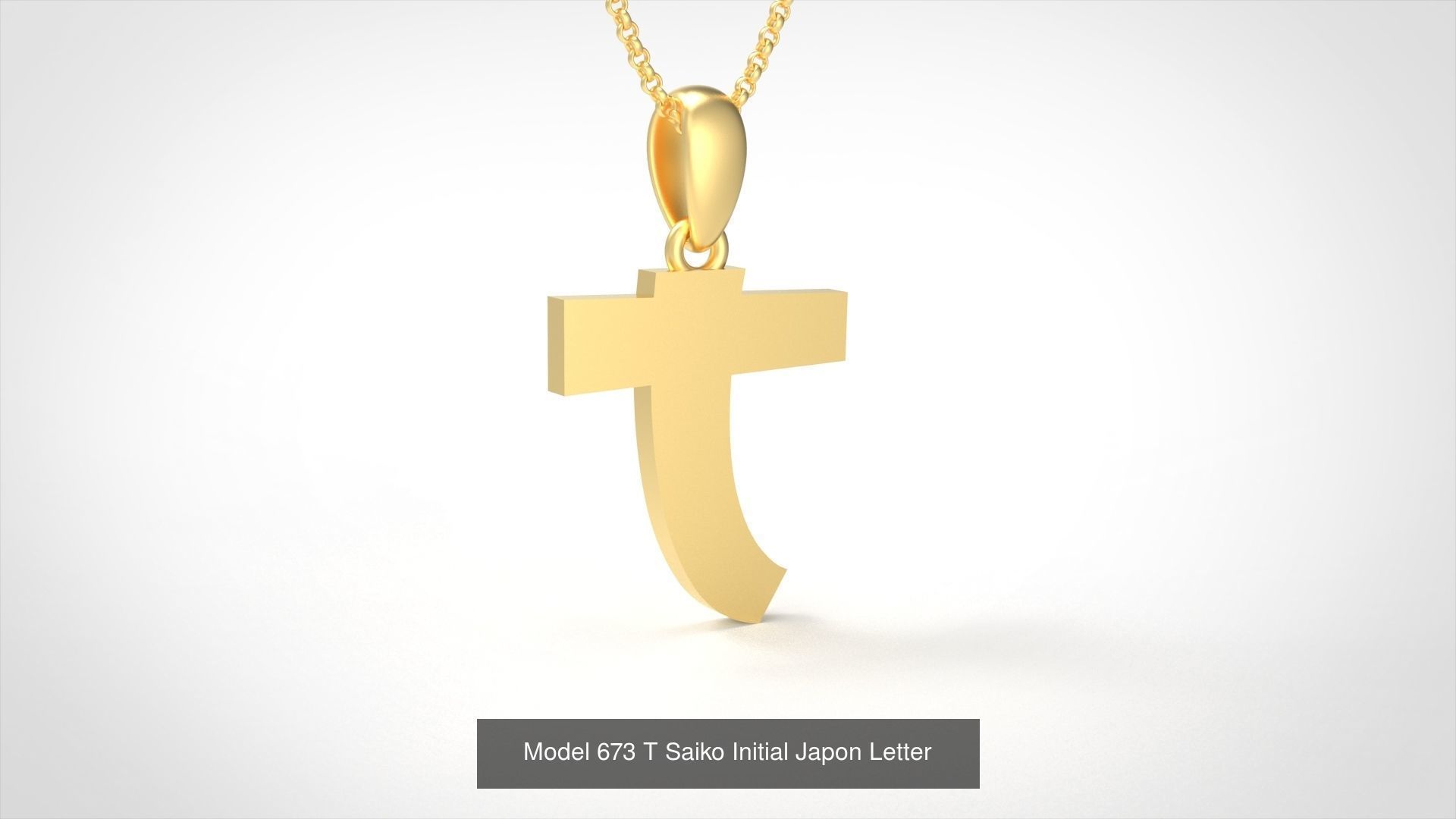 All Saiko Initial Japon Letter 3D Model Collection_21
