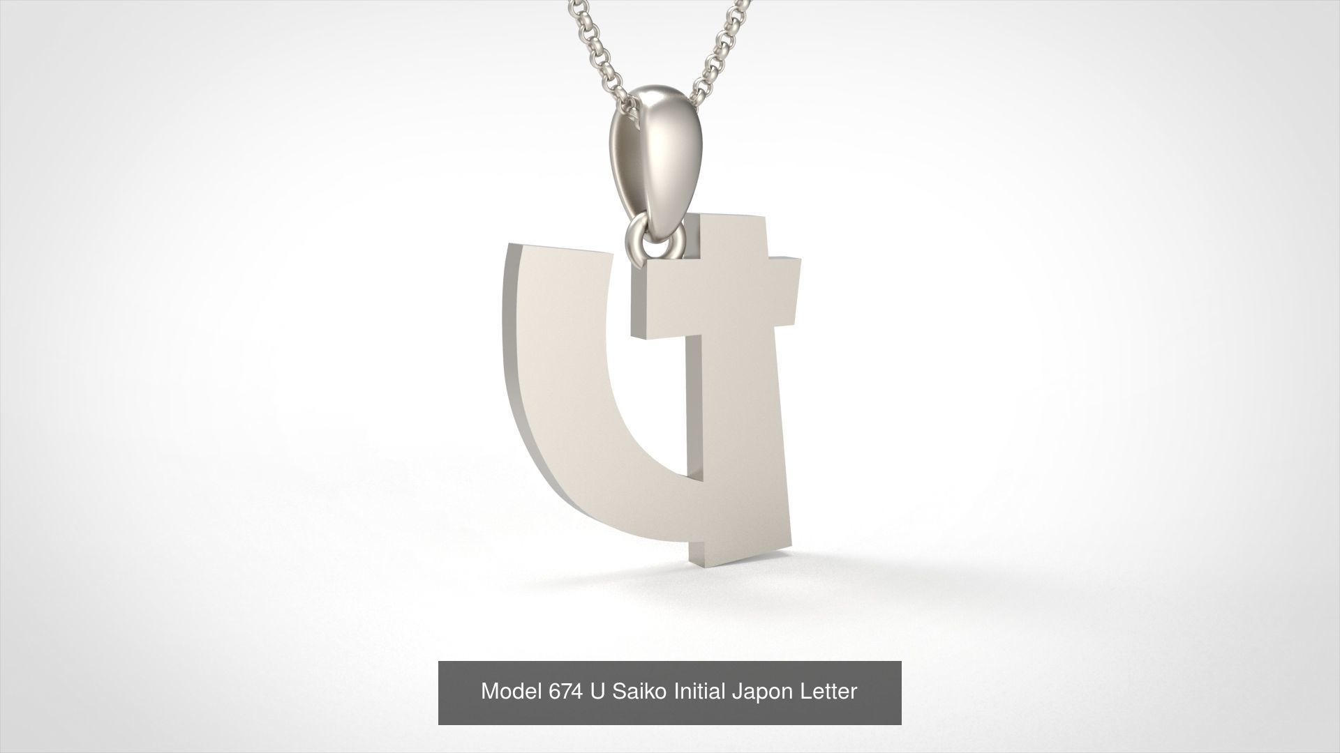 All Saiko Initial Japon Letter 3D Model Collection_22