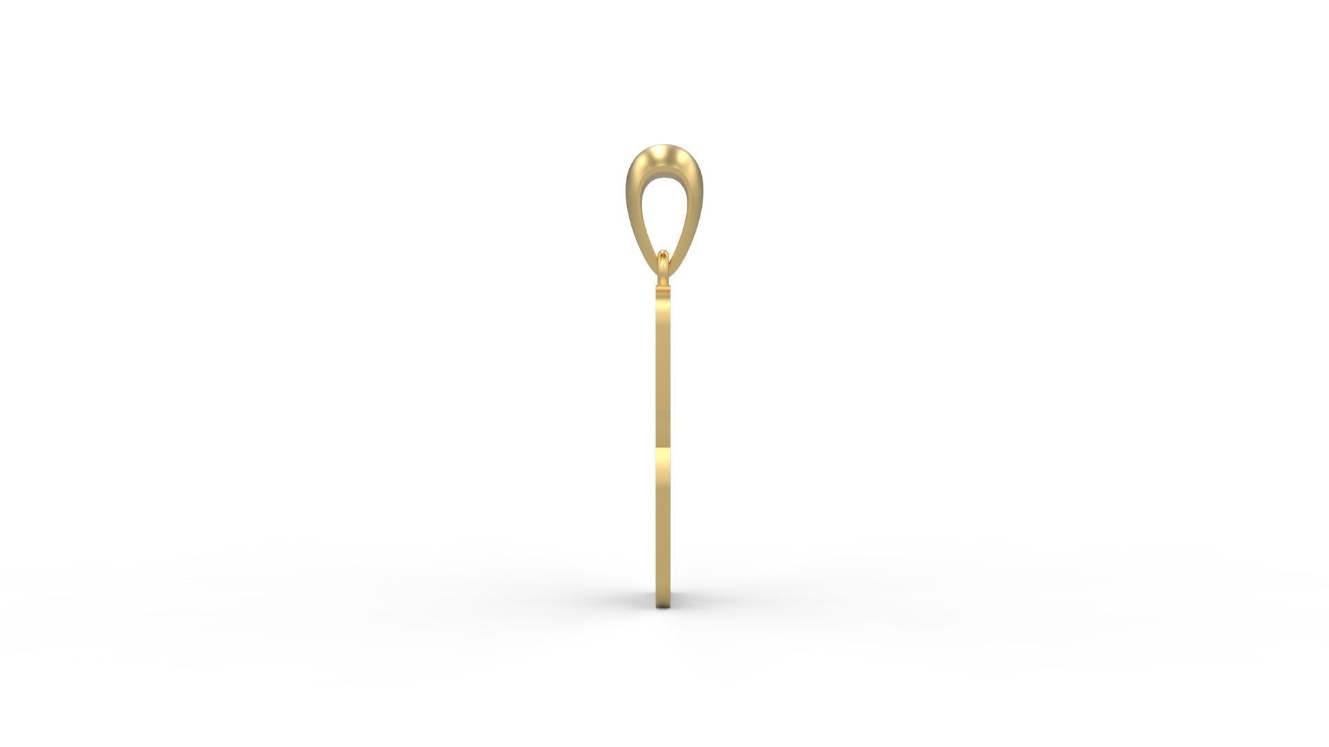 Initial Letters Pendant Amsterdam Signature Duo B 3D print model_2