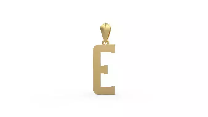 Initial Letters Pendant Amsterdam Signature Duo E 3D print model