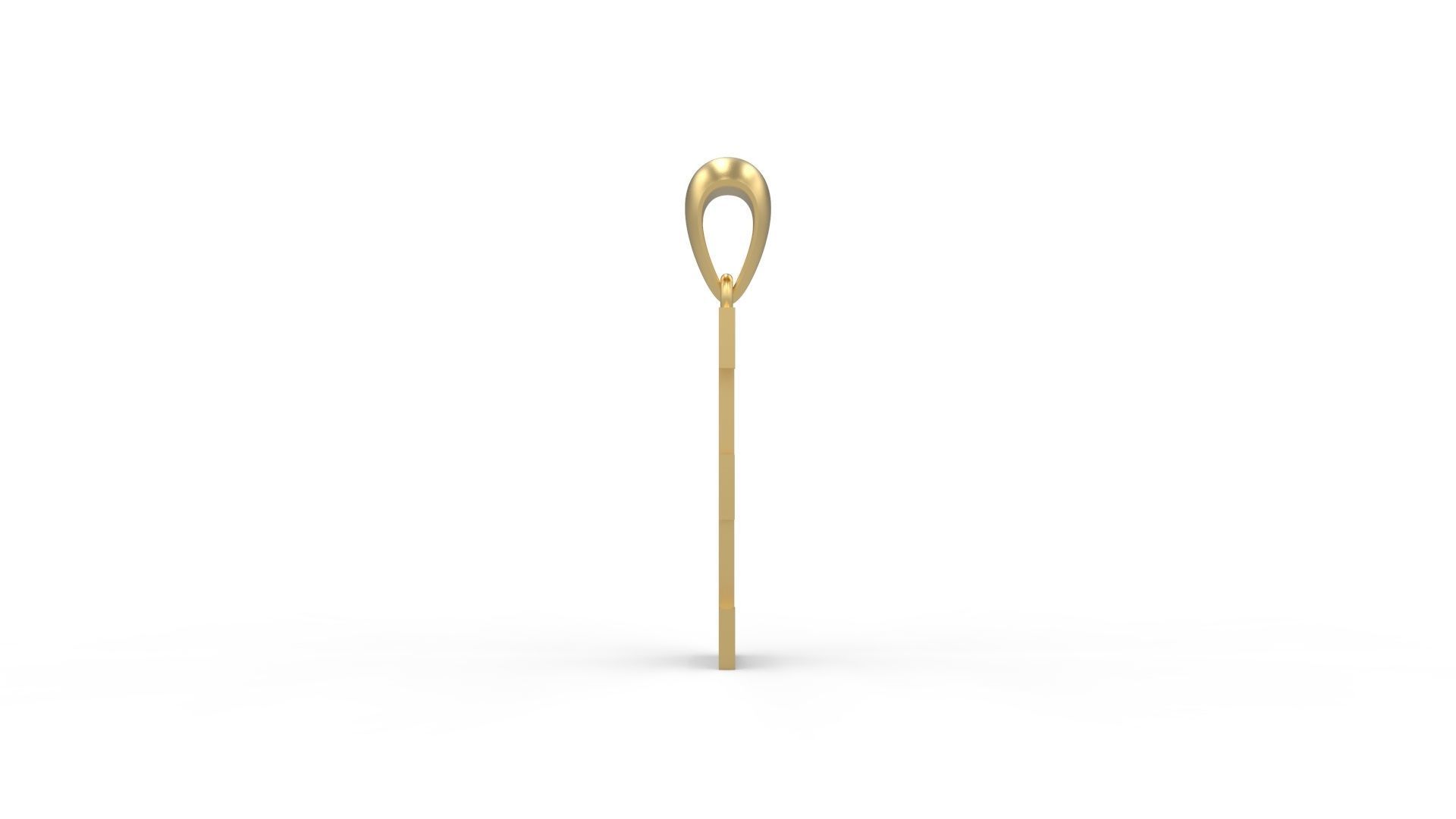 Initial Letters Pendant Amsterdam Signature Duo E 3D print model_2