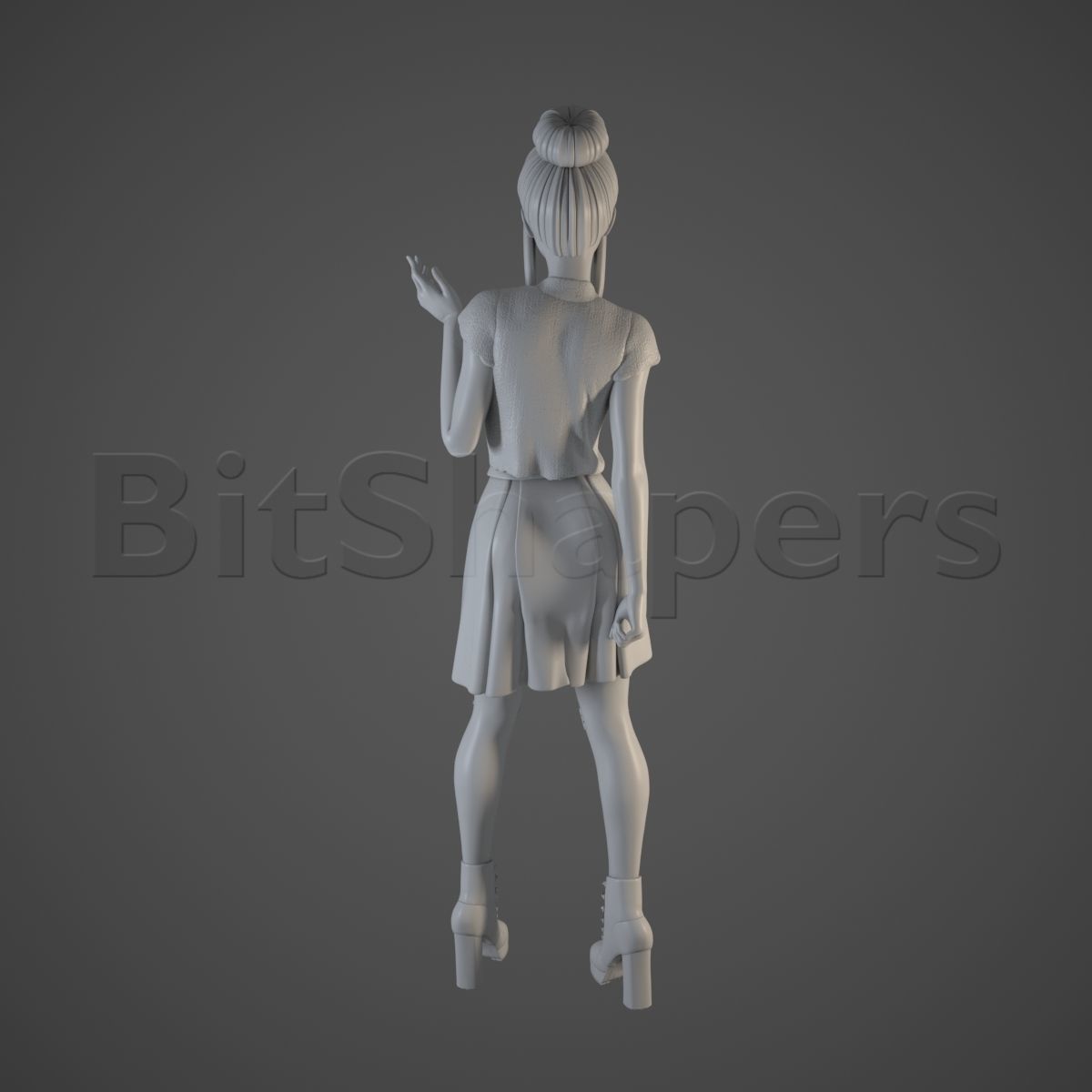 Fumiko - Character series 3D print model_3