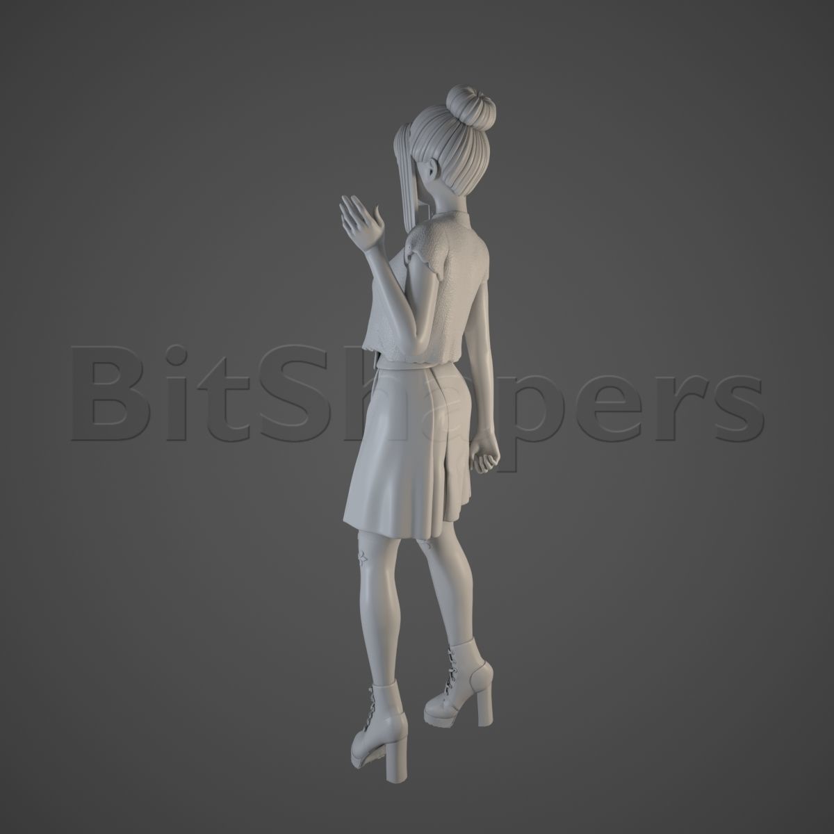 Fumiko - Character series 3D print model_4