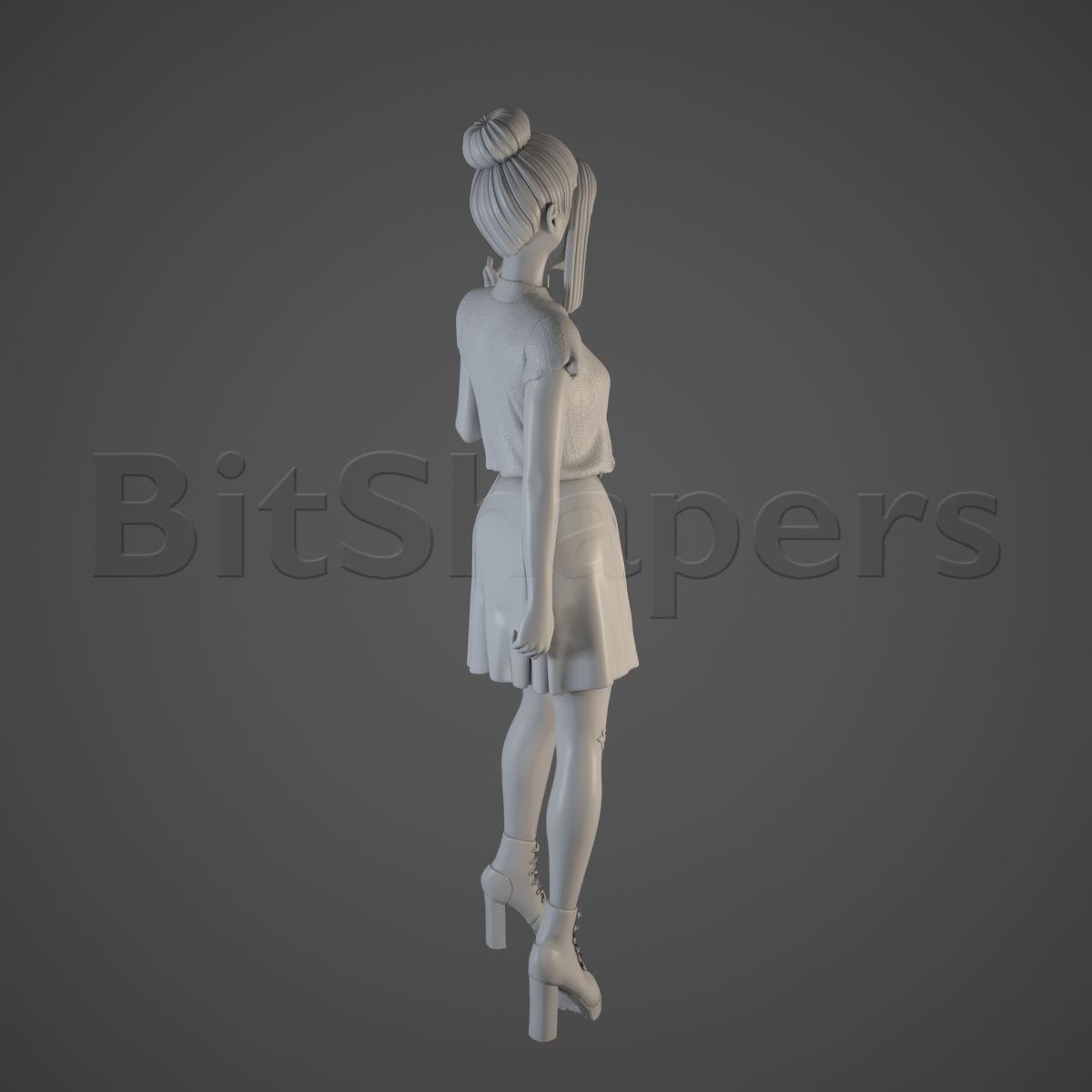 Fumiko - Character series 3D print model_2