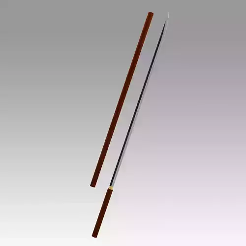 One Piece Fujitora Issho Sword Scabbards Cosplay Weapon Prop 3D print model