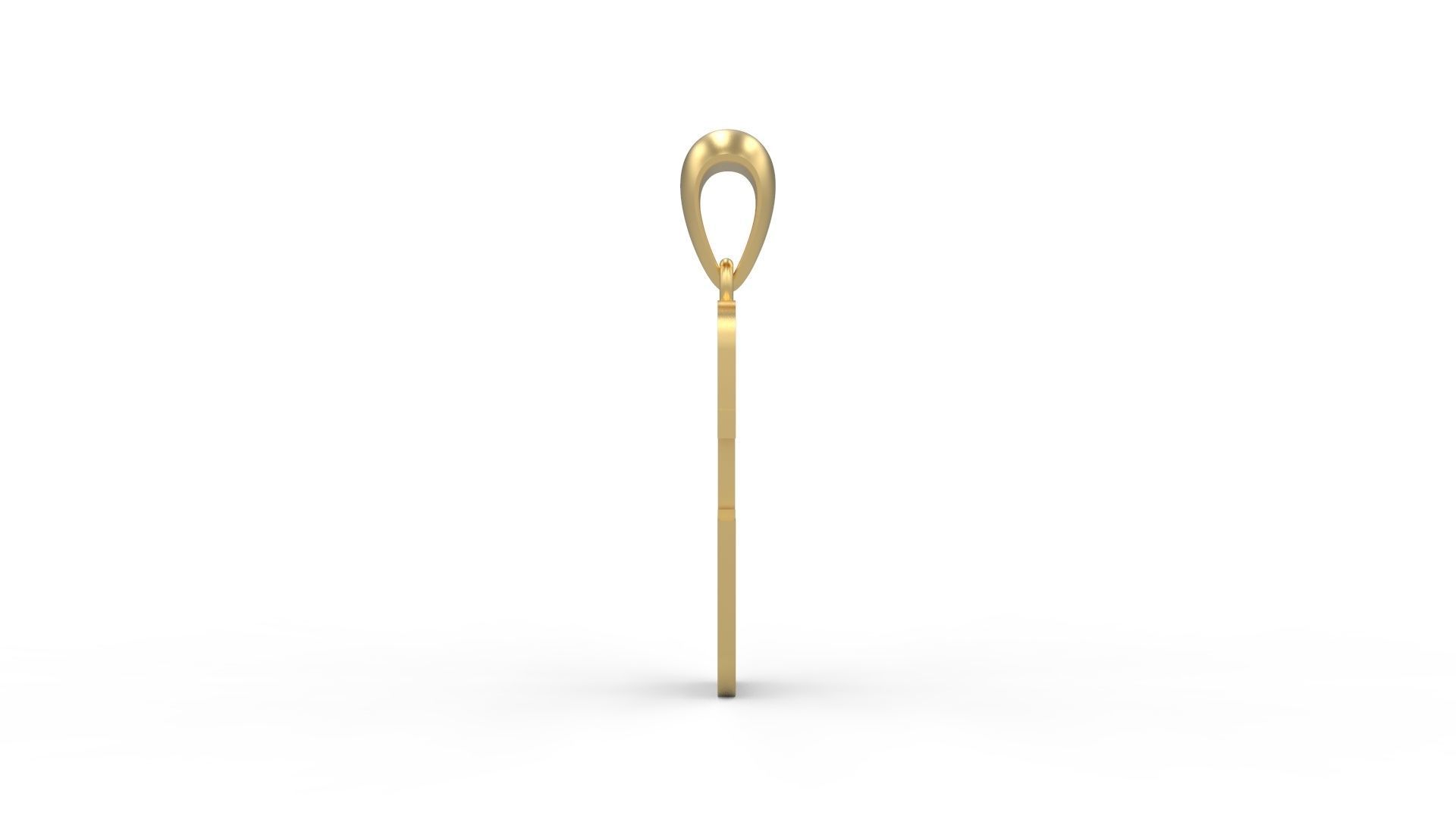 Initial Letters Pendant Amsterdam Signature Duo G 3D print model_2