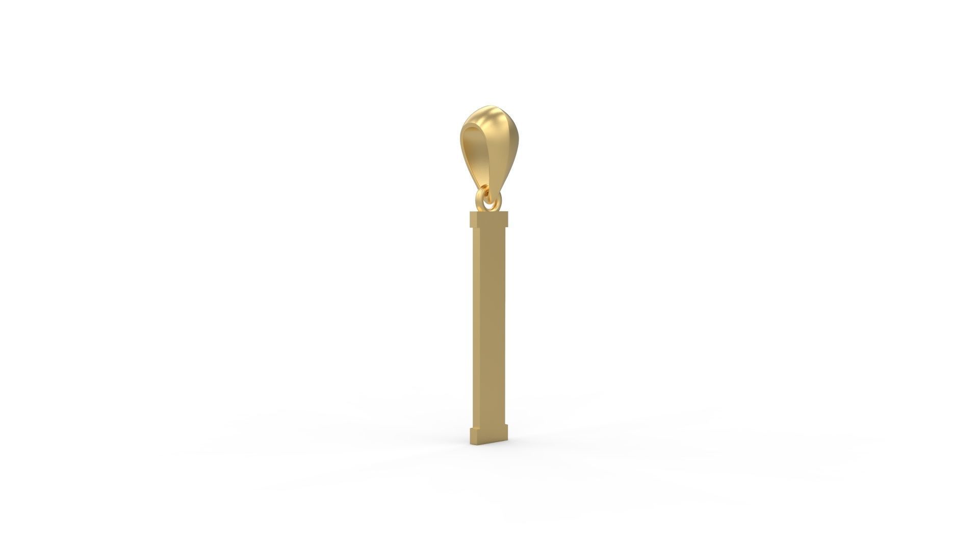 Initial Letters Pendant Amsterdam Signature Duo I 3D print model_3