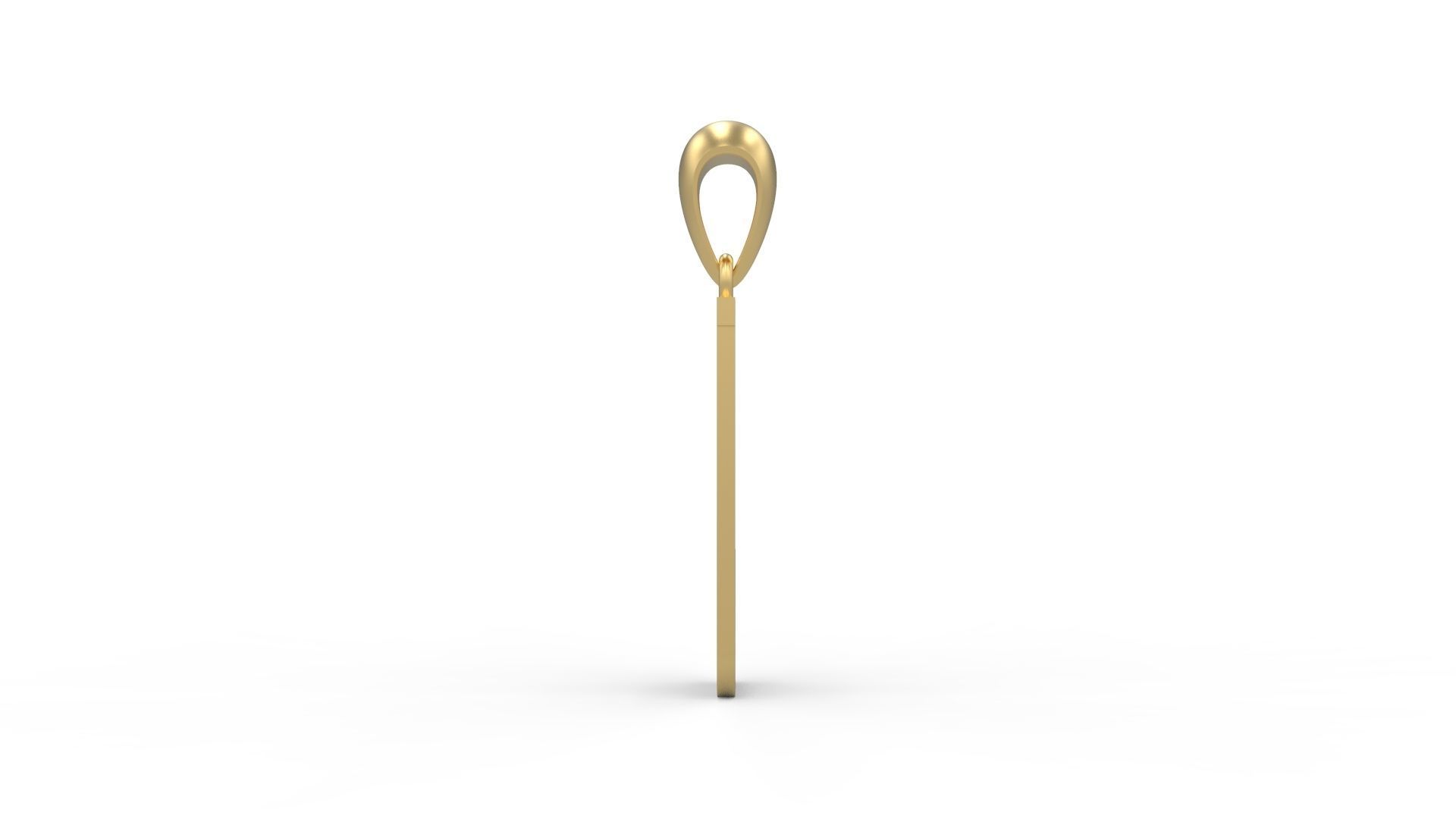 Initial Letters Pendant Amsterdam Signature Duo J 3D print model_2