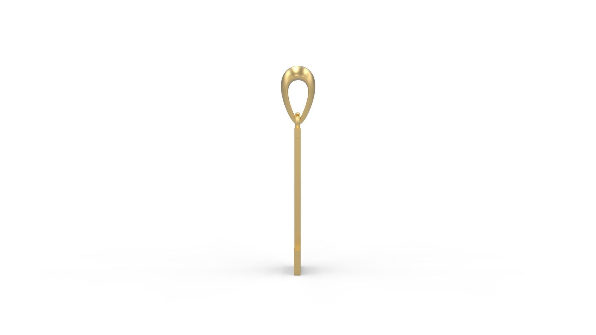 Initial Letters Pendant Amsterdam Signature Duo L 3D print model_2