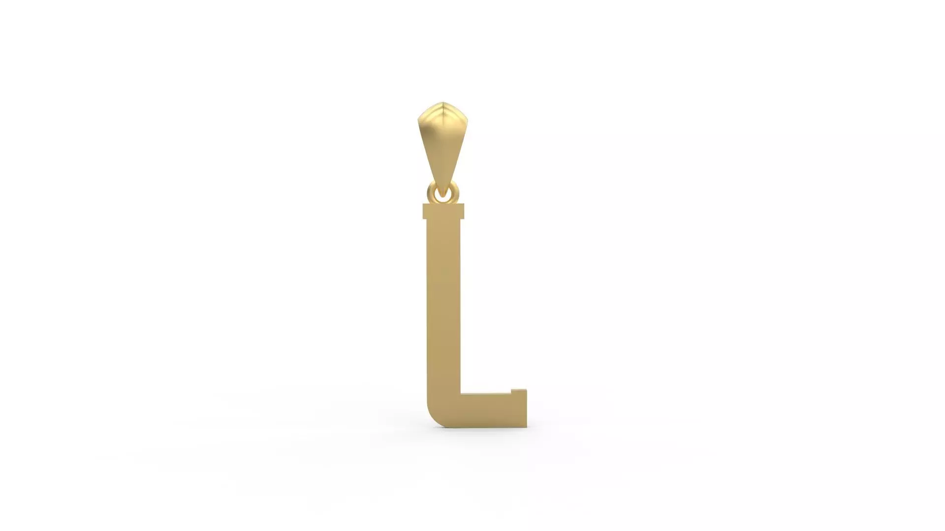 Initial Letters Pendant Amsterdam Signature Duo L 3D print model_0