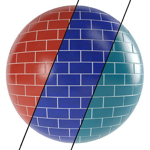 Glass Tile Materials 2- Pbr 4k By Sbsar File Texture