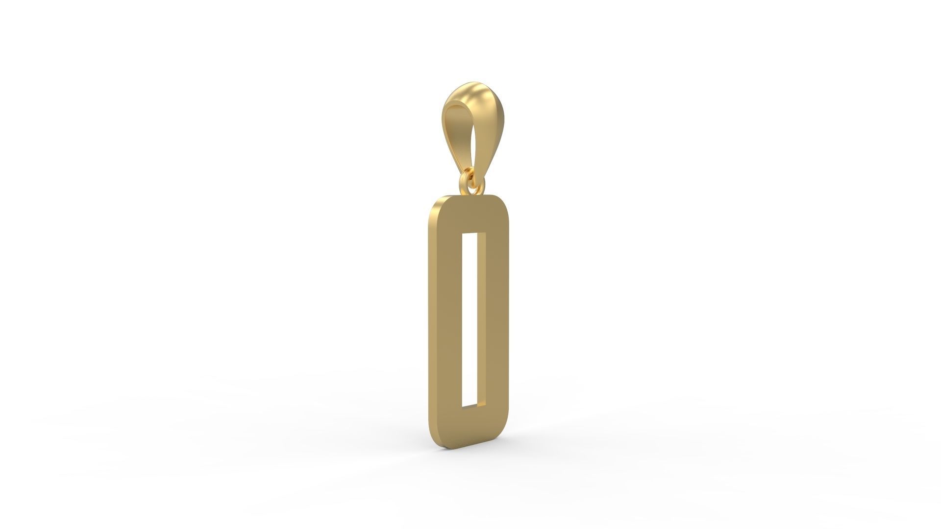 Initial Letters Pendant Amsterdam Signature Duo O 3D print model_3